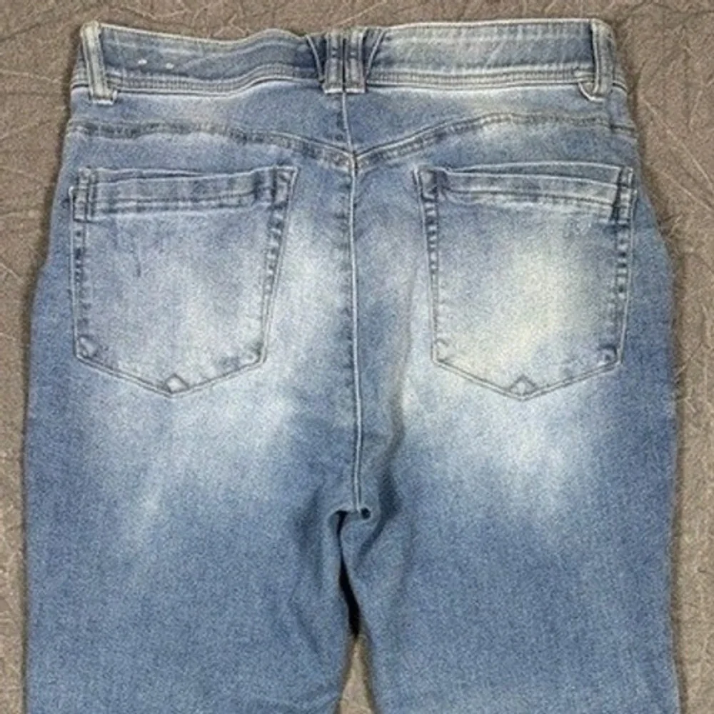 Democracy Ab technology Skinny Jeans Womens 14 Light Wash Stretch Denim - Picture 5 of 10